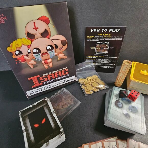 The Binding of Isaac Four Souls Board Game 3 Exclusive Cards Complete - Picture 6 of 9